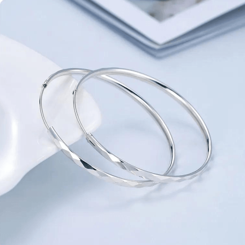 Argolas Vivence em Prata com Banho em Ouro